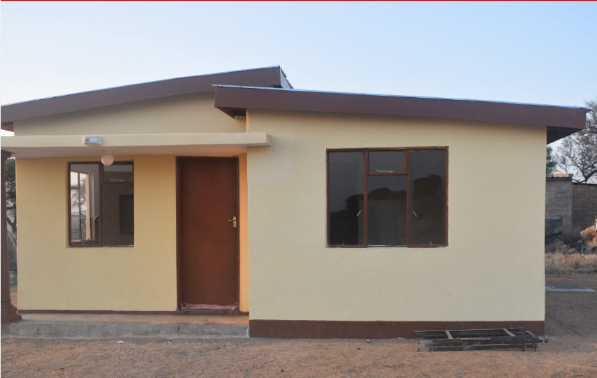 Donated house from Botswana Police Service CSR programme